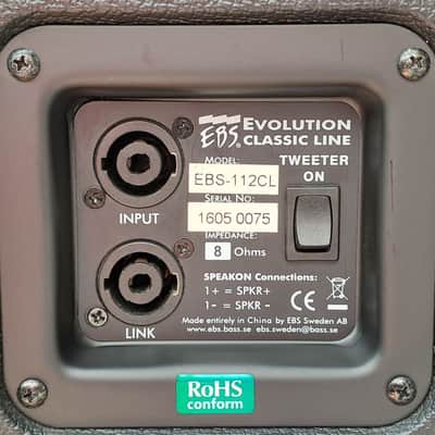 EBS EBS-112 CL (Classic Line) 1x12 Bass Cab image 7