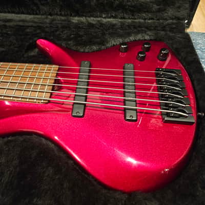 Roscoe Century Custom 3006 Jazz Bass USA Made “The Red Devil” image 2