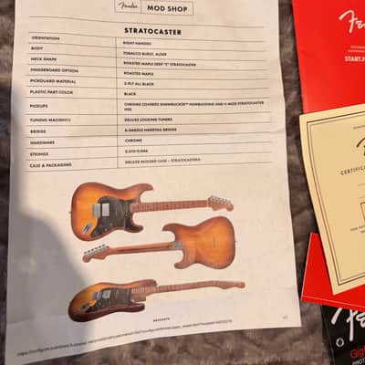 Fender HSS Stratocaster 2024 - Tobacco Burst - Free TSA Hard Shell Case - *Mint Condition* image 9