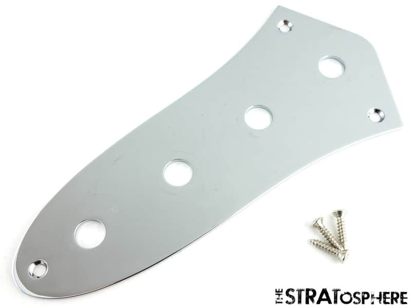 Fender Vintera II 60s Jazz Bass CONTROL PLATE J Bass Chrome Guitar image 1