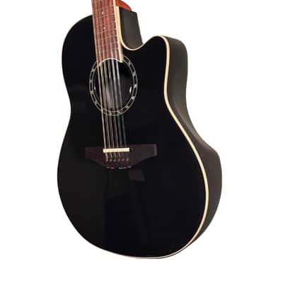 Ovation Standard Balladeer 12-String 2751AX 2013 - Gloss Black image 4