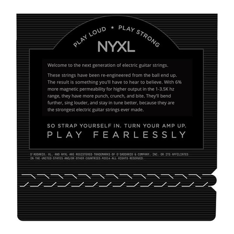 D'Addario NYXL 11-49 Medium Electric Strings, NYXL1149 (SIngle Set) image 1