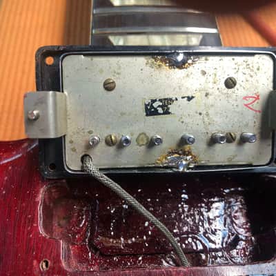 Gibson Les Paul Standard with Sideways Vibrola 1961 - 1962 - Cherry image 13
