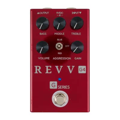 Revv G4 V1 Distortion Pedal (Red) [USED] image 1