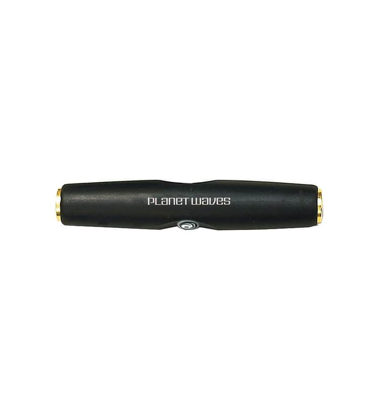 Planet Waves PW-P047T 1/4" TRS Female to Female Stereo Cable Adapter image 1