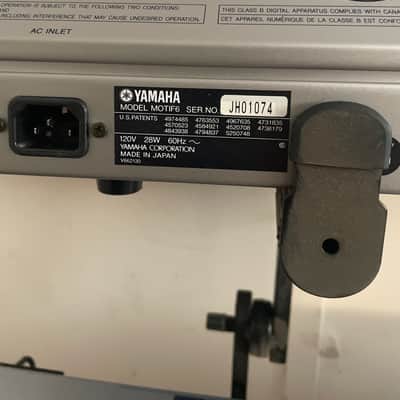 Yamaha Motif 6 Production Synthesizer 2000s - Gray image 8