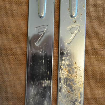Fender 16" Tilt Back Legs Vintage Original Pat. Pend embossed on legs 1960's image 5