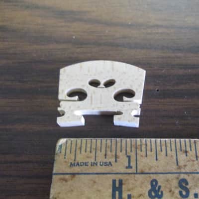 2 PACK of Aubert Violin Bridge Unfitted size 1/16 2010s New Old Stock image 1