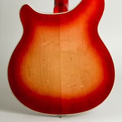 Rickenbacker  Model 375 Thinline Hollow Body Electric Guitar (1967), ser. #GG-3317, original silver tolex hard shell case. image 4