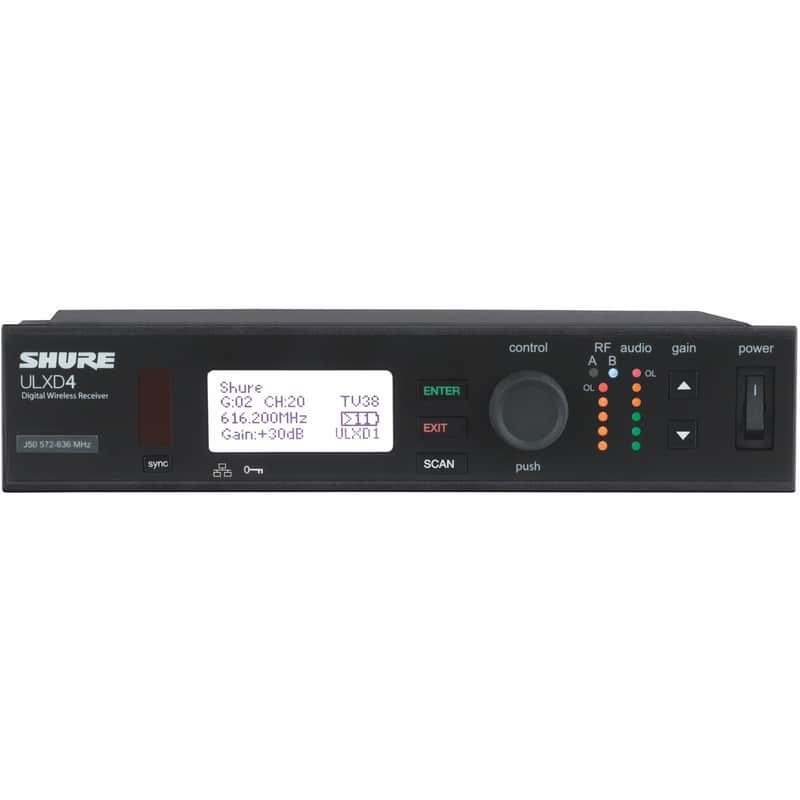 Shure ULXD4 Digital Wireless Receiver, G50 Band image 1