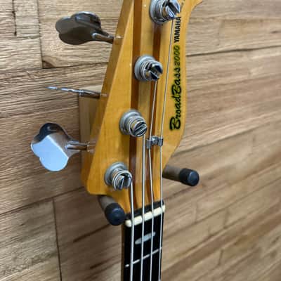 Yamaha BB2000 Broad Bass -Neck Thru -Natural -1981 Made in Japan w/ ProTec Bag image 7