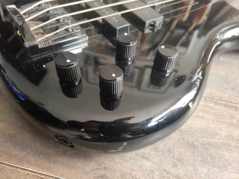 1989 Rockoon (by Kawai/Schaller) KRB-69A Active PJ Bass (Black