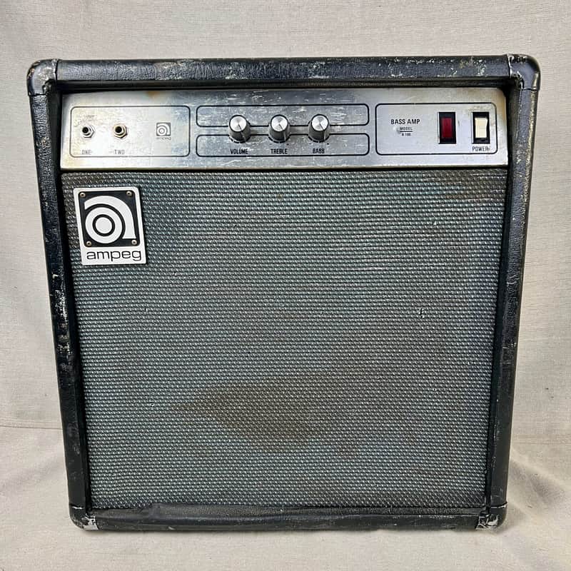Ampeg B-100 G-100 2-Channel 20-Watt 1x10" Bass Guitar Combo 1977 image 1