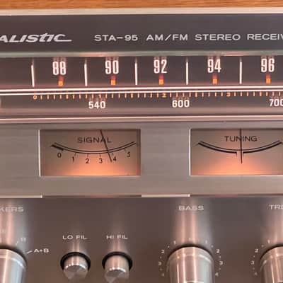 Vintage Realistic STA-95 Stereo Receiver - Cleaned-Tested-New lighting-Nice image 6