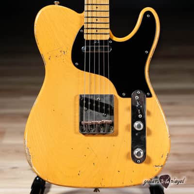 Shabat Lion Standard 1pc Swamp Ash & Maple w/ Lollar Vintage T’s – Butterscotch image 2