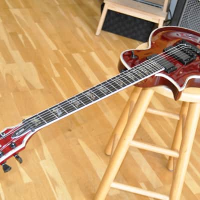 ESP LTD EC-1000 QM LH STBC See Thru Black Cherry Left Handed / Deluxe Series / Eclipse LP Type / EC1000 LH / IW22030344 image 3