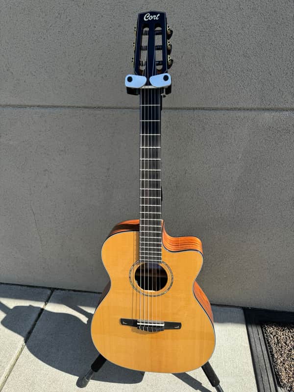 Cort Gold OC8 Nylon/Electric 2010 - natural gloss image 1