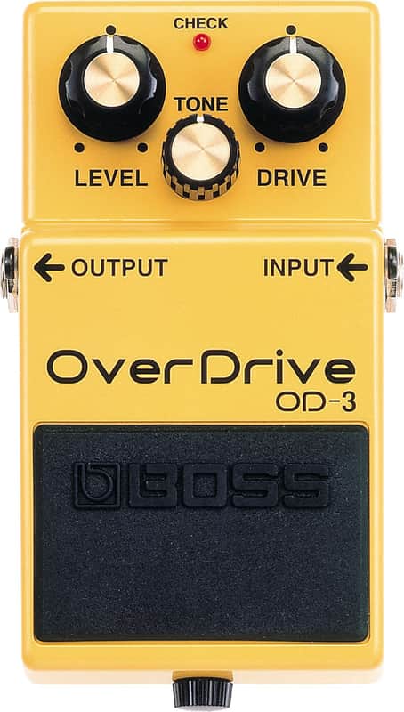 Boss OD-3 OverDrive - Yellow