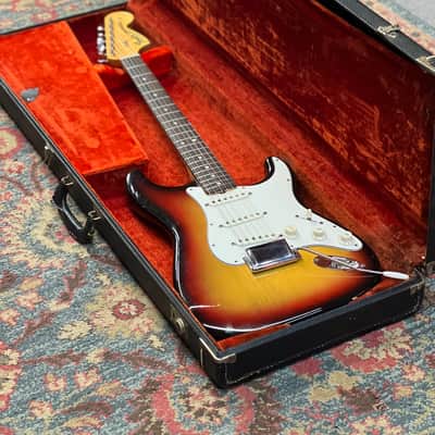 1971 Fender Stratocaster with Rosewood Fretboard - 3-Tone Sunburst image 13