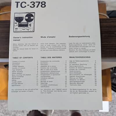 Sony TC-378 reel to reel tape recorder 3-head 18cm-reel + 24x TDK/BASF tapes – top image 10