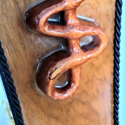 Custom Carved Guitar Hard Shell Case Abstract Female image 17