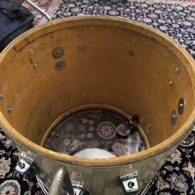 Vintage 1970s Ludwig No. 999 Deluxe Classic Outfit 9x13 / 16x16 / 14x24" Drum Set (3-Ply) in Silver Sparkle image 11