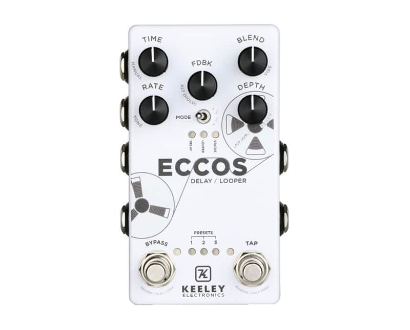 Keeley ECCOS Delay/Looper Pedal - Open Box image 1