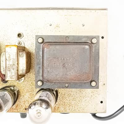1966 Fender Bassman AA165 Blackface Tube Amp Head & Cabinet Jensen C12Q image 11