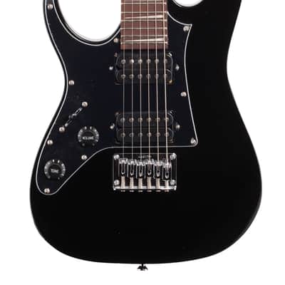Ibanez GRGM21L Gio Mikro Lefty Electric Guitar Black Night image 3