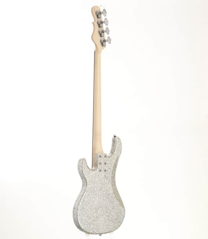 G&L Made in USA SB-2 Silver Metal Flake [SN CLF58925] (05/08