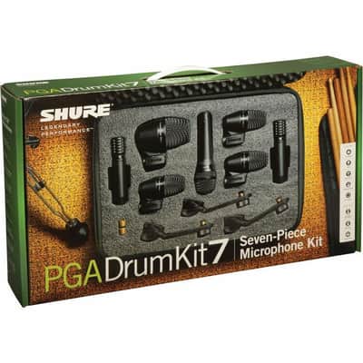 Shure PGADRUMKIT7 7-Piece Drum Microphone Kit PGA52 PGA56 PGA57 PGA181 Drum MIC image 3