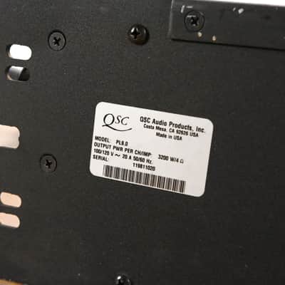 QSC PowerLight 9.0 PFC Power Factor Corrected 2-Channel Power Amplifier CG011SY image 11