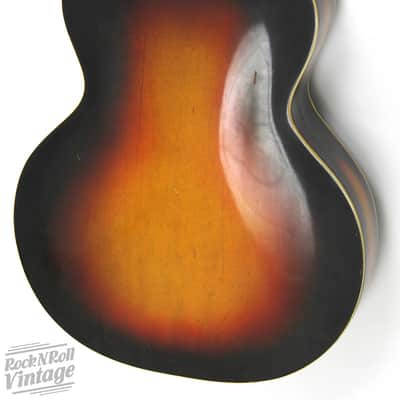 1950's Eddie Marwin Jewel Archtop Sunburst By Harmony image 4