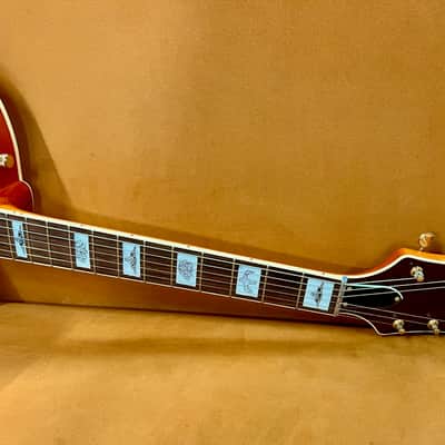 Gretsch G6120T-55 Vintage Select '55 Chet Atkins Hollow Body with Bigsby 2016 - Present - Vintage Orange Stain image 4