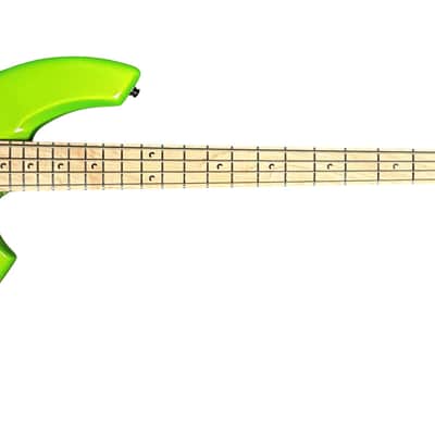 Ernie Ball Music Man Bongo 4 String HH, Mantis Green / Maple *IN STOCK* image 8