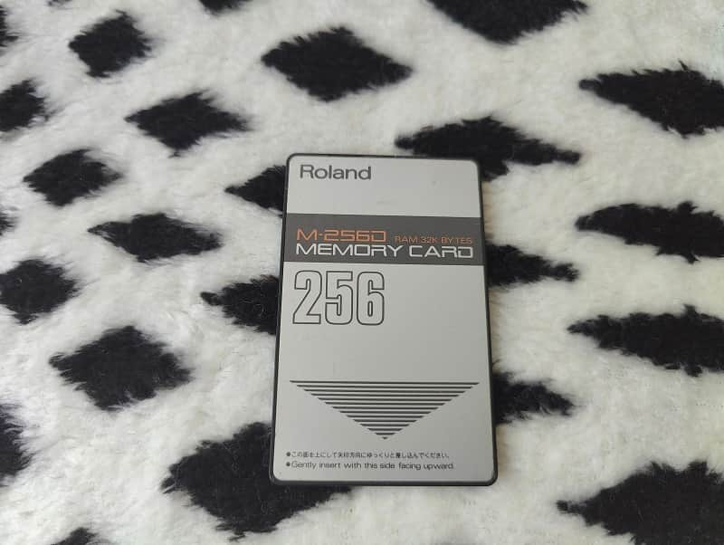 Roland M-256D Memory Ram Card NOS 32Kb RAM image 1