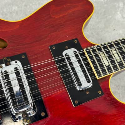 Vintage 1967 Gibson ES-335-12 ES-335-TDC-12 12 string guitar in red w/ case image 11
