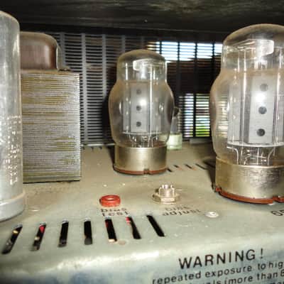 Vintage 1973 Sunn Model "T" - Tube Amp Head & Original 215H Cabinet Works! Pickup Only! image 10