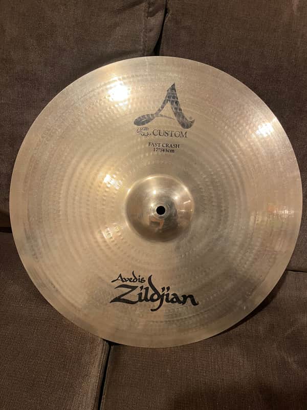 Zildjian 17" A Custom Fast Crash Cymbal 2002 - Present - Brilliant image 1