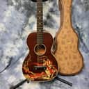 Vintage 1958 Silvertone by Harmony 1/2 Size Cowboy Guitar Pro Setup Original Cowboy Soft Shell Case