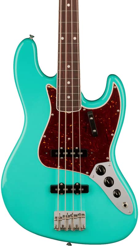 Fender American Vintage II 1966 Jazz Bass RW Sea Foam Green w/case image 1