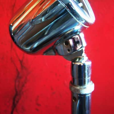 Vintage 1960's Astatic 10DA dynamic microphone Hi Z modified harp mic w F-11 adapter image 6