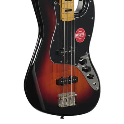 Squier Classic Vibe 70s Jazz Bass Maple Neck 3 Color Sunburst image 9