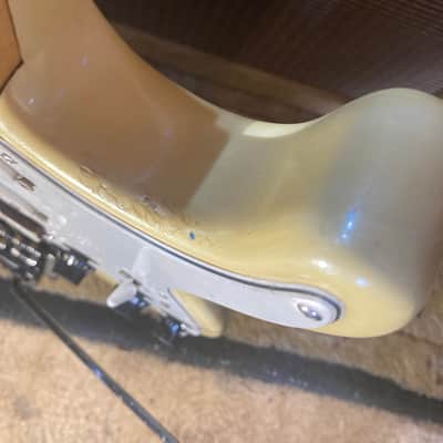 Charvel Model 3A MODDED Washburn Wonderbar , Vintage Duncan JB Double White MIJ c. 1987 - Faded Pearl White Sparkle image 8