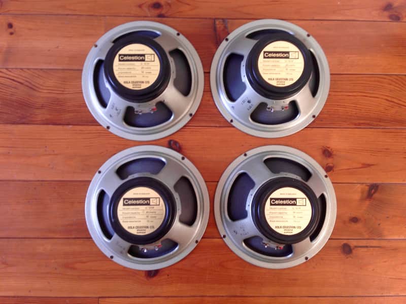 Celestion Black Back G12M 25w 75hz 16ohm 1976 (Matched Celestion Black Back G12M 25w 75hz 16ohm 1976 (Matched