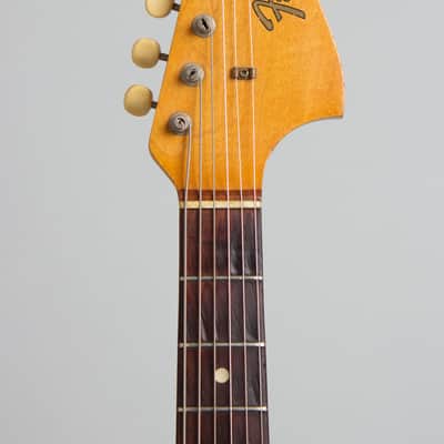 Fender  Duo-Sonic II Solid Body Electric Guitar (1965), ser. #L78307, original tan hard shell case. image 5