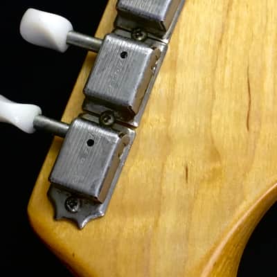 LEFTY! Boutique Custom Vintage Relic MM59 Musicmaster Shell Pink Nitro Pine 3/4 Size 22.5” Short Scale Clone Guitar 5.4 Lb HSC image 13