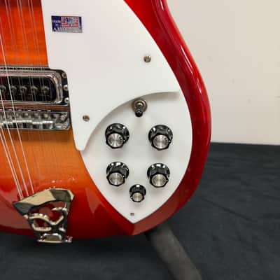 Used Rickenbacker 330/12 12-String Electric Semi-Hollow Body Electric Guitar Fireglo with Original Case 2007 USA image 12