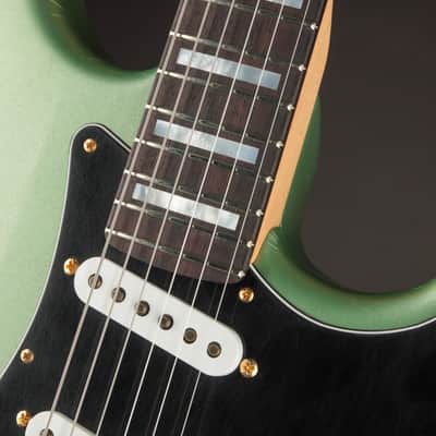 Fender Masterbuilt Kyle McMillin Offset Stratocaster Sage Green Metallic/DLX Closet Classic image 3