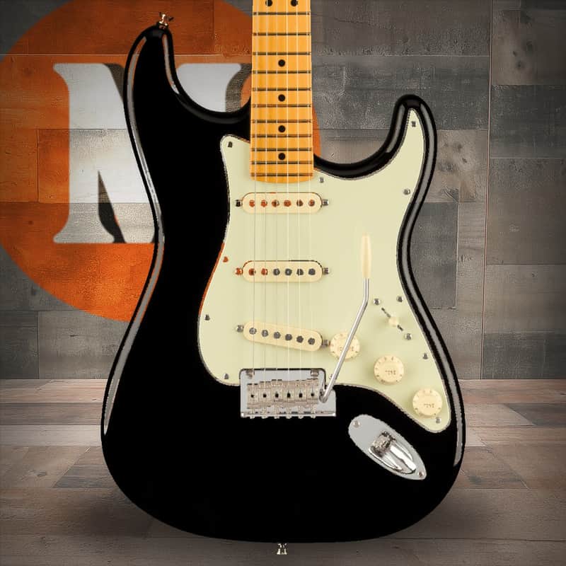 Fender American Professional II Stratocaster Maple Fingerboard - Black image 1